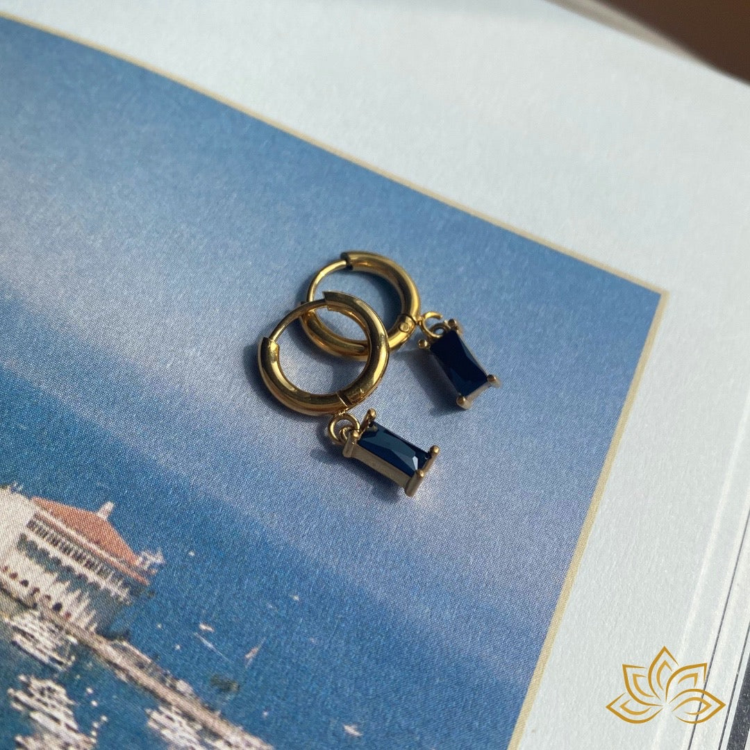 Argollas Huggies Mini Crystal