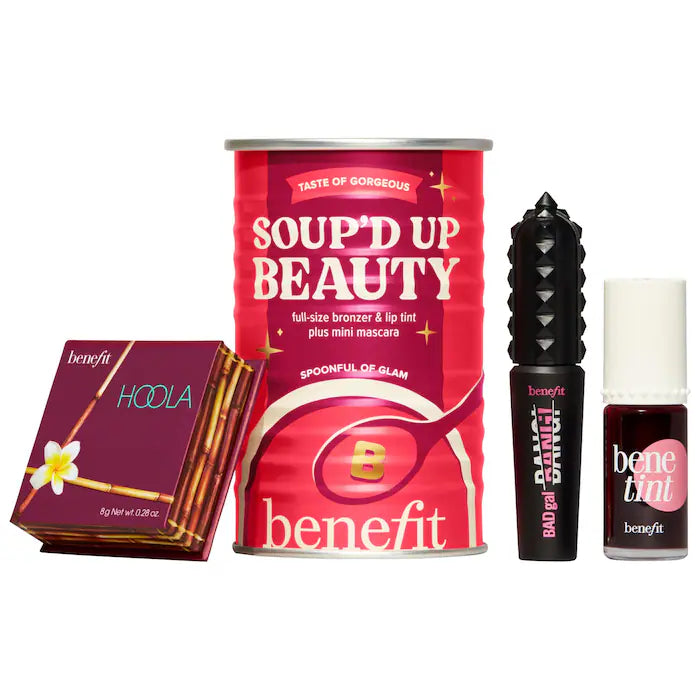 Benefit Soup'd Up Beauty: Hoola Bronzer + Benetint + Mascara *Envío Gratis*