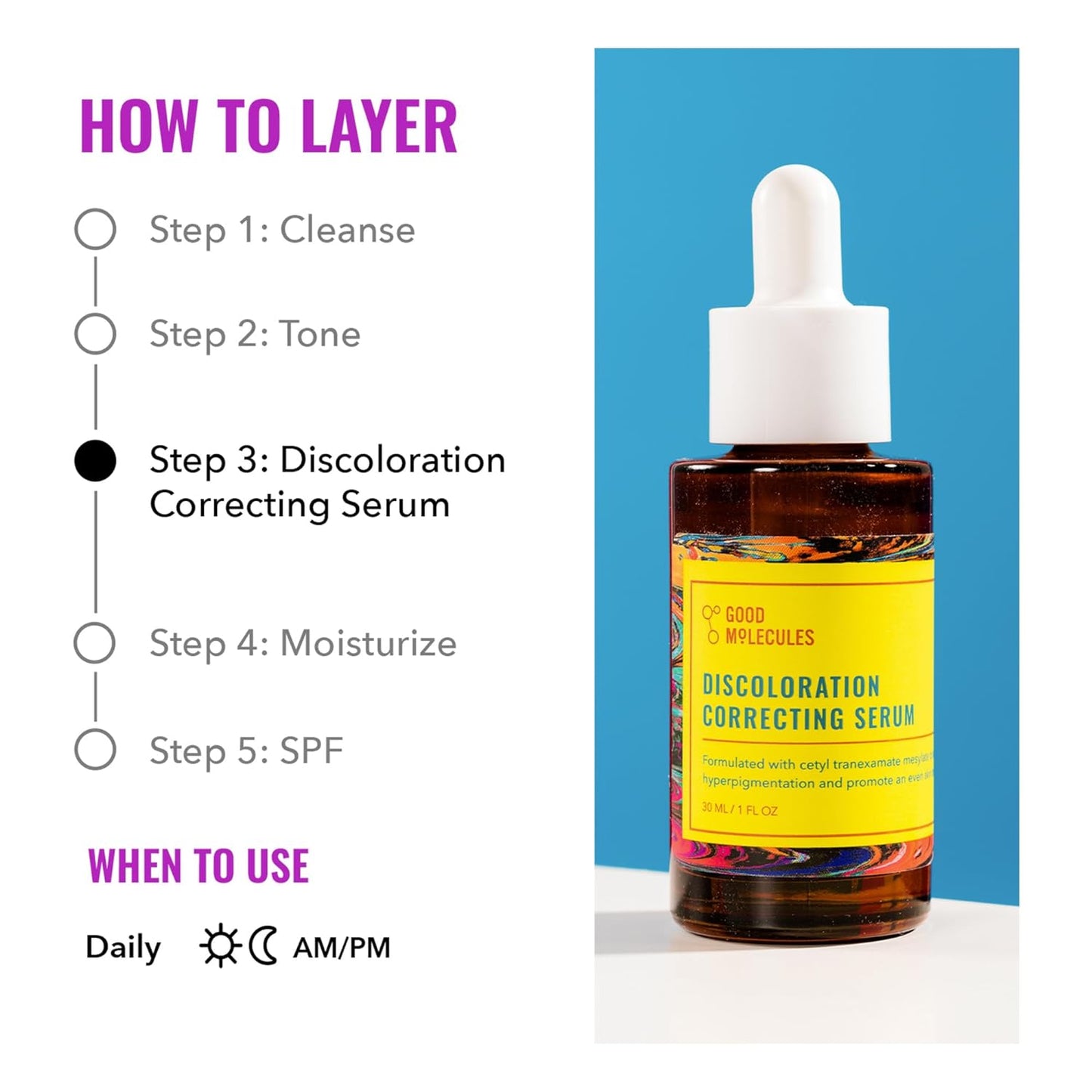 Good Molecules Discoloration Correcting Serum 30ml
