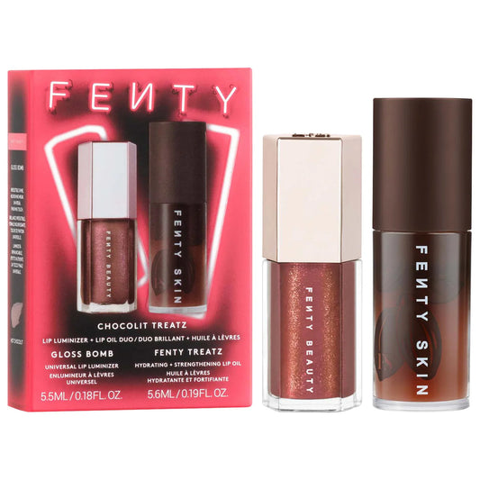 Fenty Beauty Chocolit Treatz Lip Luminizer + Lip Oil Duo *Envío Gratis*