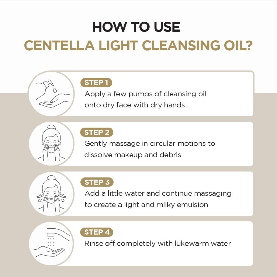 Centella Light Cleansing Oil 200ml SKIN1004